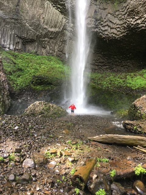 New Zealand waterfall