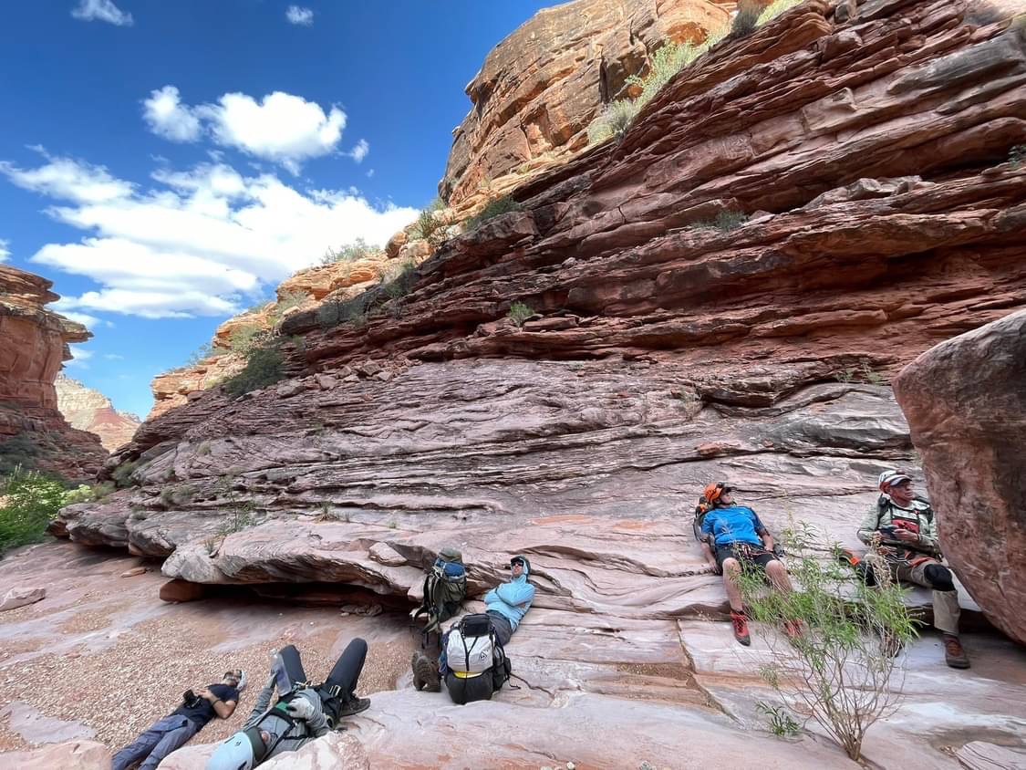 Andi in the canyon