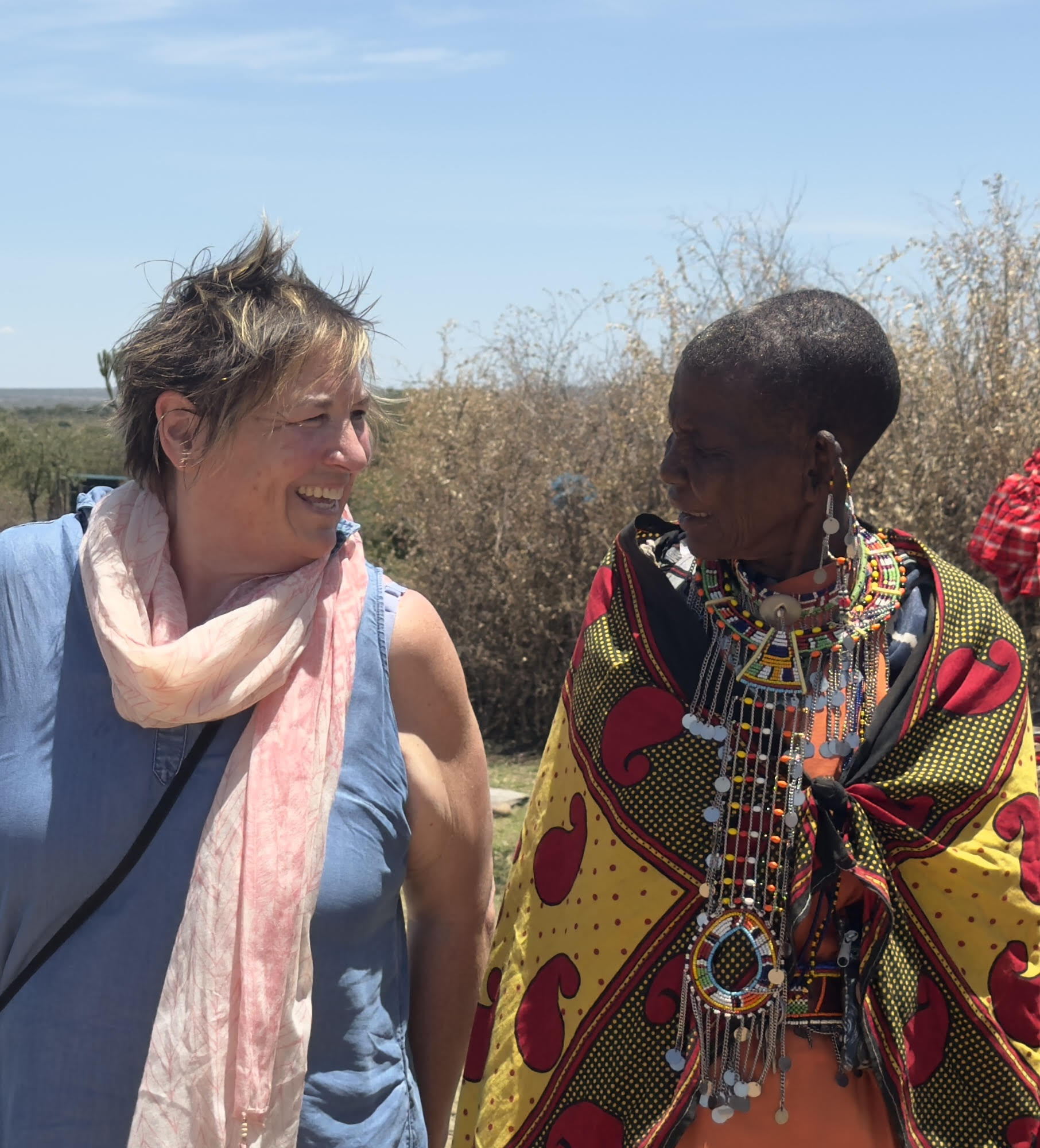 With the Maasai, Kenya