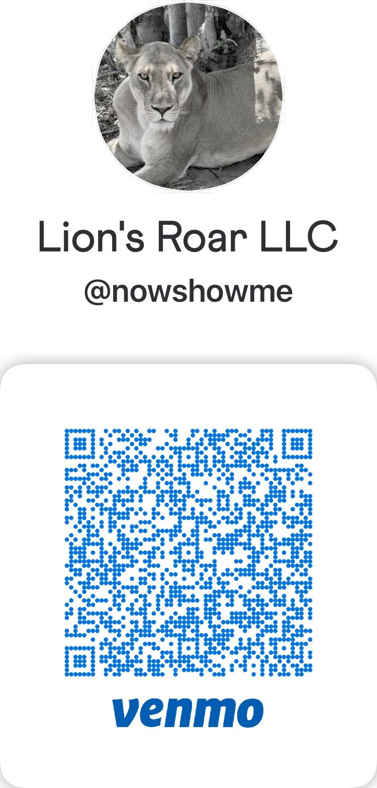 Venmo QR — Lion’s Roar LLC